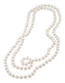 Carolee White Pearl Rope Necklace - White