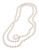 Carolee White Pearl Rope Necklace - White