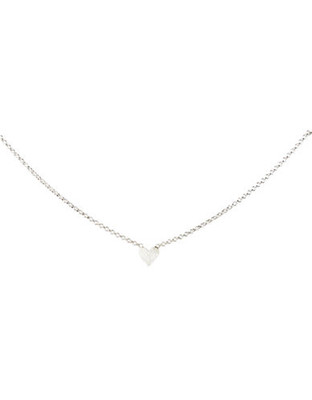 Dogeared Maid of honor simple heart - SILVER