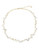 Cezanne Metal Crystal Collar Necklace - Gold