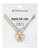 Bcbgeneration Share the Love One for You One for Me Light Antique Rhodium Plated Glass Broken Heart 16 Inch Neckla - Gold