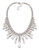 Carolee Dark Star Fan Shaped Frontal Necklace - Silver