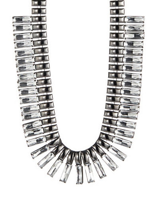 R.J. Graziano Collar Necklace - Gunmetal