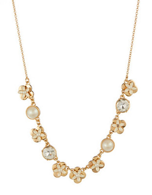 Kate Spade New York Mini Charm Necklace - Cream