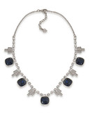 Carolee Dark Star Geometric Drop Necklace - Blue
