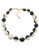Carolee Optical Opposites Two Toned Collar Necklace - WHITE