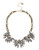 Betsey Johnson White Out Metal  Necklace - Crystal