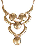 Lucky Brand Gold Tone Statement Necklace - Gold