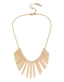 Kenneth Cole New York Deco Glam Metal  Necklace - Gold