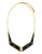 Vince Camuto 19 Inch Horn Resin Inlay Necklace - Gold