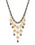 Haskell Purple Label Metal Acrylic Statement Necklace - Pearl
