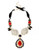 Haskell Purple Label Metal Acrylic Statement Necklace - Red Multi