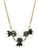 424 Fifth Large Gem and Acrylic Collar Necklace - Black