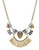 Expression Two Row Statement Collar Necklace - Multi-Coloured