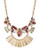Expression Two Row Statement Collar Necklace - Multi Coloured