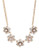 Expression Layered Floral Collar Necklace - Pink
