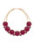Expression Round Honeycomb Necklace - red