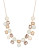 Expression Short Multi Stone Necklace - PINK
