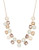 Expression Short Multi Stone Necklace - Pink