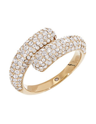 Michael Kors Pave Bypass Ring - Gold - 7