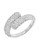 Michael Kors Pave Bypass Ring - Silver - 7