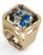 Sam Edelman Paint Splatter Ring - Gold