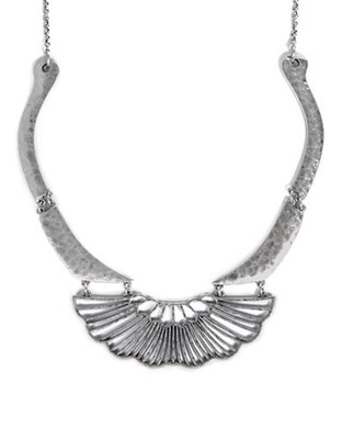 Lucky Brand Silver Tone Collar Necklace - silver