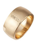 Guess Logo Band Ring - Gold