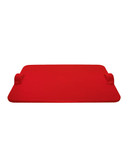 Emile Henry Red Rect Baking/Grill Stone-Sm 29.5X33.5Cm - Red