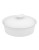 Corningware French White 24oz Dish with Ceramic Cover - WHITE