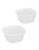 Corningware French White 7oz Square Ramekin Twin Pack - White - 7