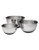 Lagostina Ambiente Set of 3 Mixing Bowls - Silver