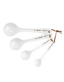 Sophie Conran For Portmeirion Set Of 4 Measuring Spoons - White