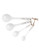 Sophie Conran For Portmeirion Set Of 4 Measuring Spoons - White
