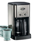 Cuisinart Brew Central 12 Cup Programmable Coffeemaker Black Chrome - Silver