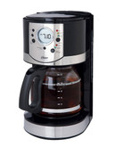 Oster 12  Cup Programmable Coffee Maker - Black/Silver