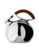 Nambe Bulbo Kettle - Stainless Steel/Wood