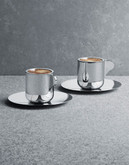 Georg Jensen Tea with Georg Espresso Cup & Saucer - Stainless Steel