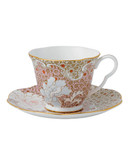 Wedgwood Daisy Tea Story Collection Pink Teacup and Saucer - Multi