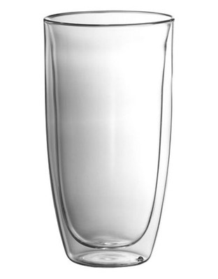 Trudeau Set of Two Tall Double Wall Glasses - No Colour