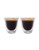 La Cafetiere Jack Cappuccino Glass Cups Set Of 2 - Silver