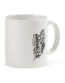 Distinctly Home Butterfly Mug - Cream