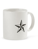 Distinctly Home Star Mug - CREAM