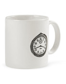 Distinctly Home Clock Mug - Cream
