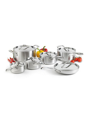 Lagostina Academy Clad 12 Piece Stainless Steel Cookware Set - Silver