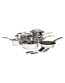 Gordon Ramsay 12 Piece Cookware Set with 2 BONUS Gadgets - Silver