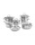 Zwilling J.A.Henckels Quadro 10 Piece Stainless Steel Cookware Set with Bonus Casserole Pot - Silver - 10