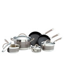 Kitchenaid Architect Clad 10 Piece Cookware Set - Silver - 10