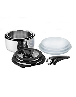 T-Fal Ingenio 10 Piece Set - stainless steel