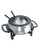 Rival 3 quart Stainless Steel Electric Fondue - Silver